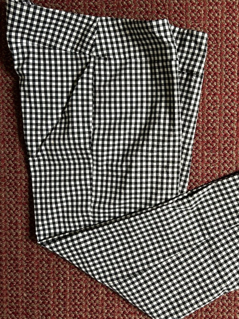ZAC & RACHEL Black and White Checked Pants